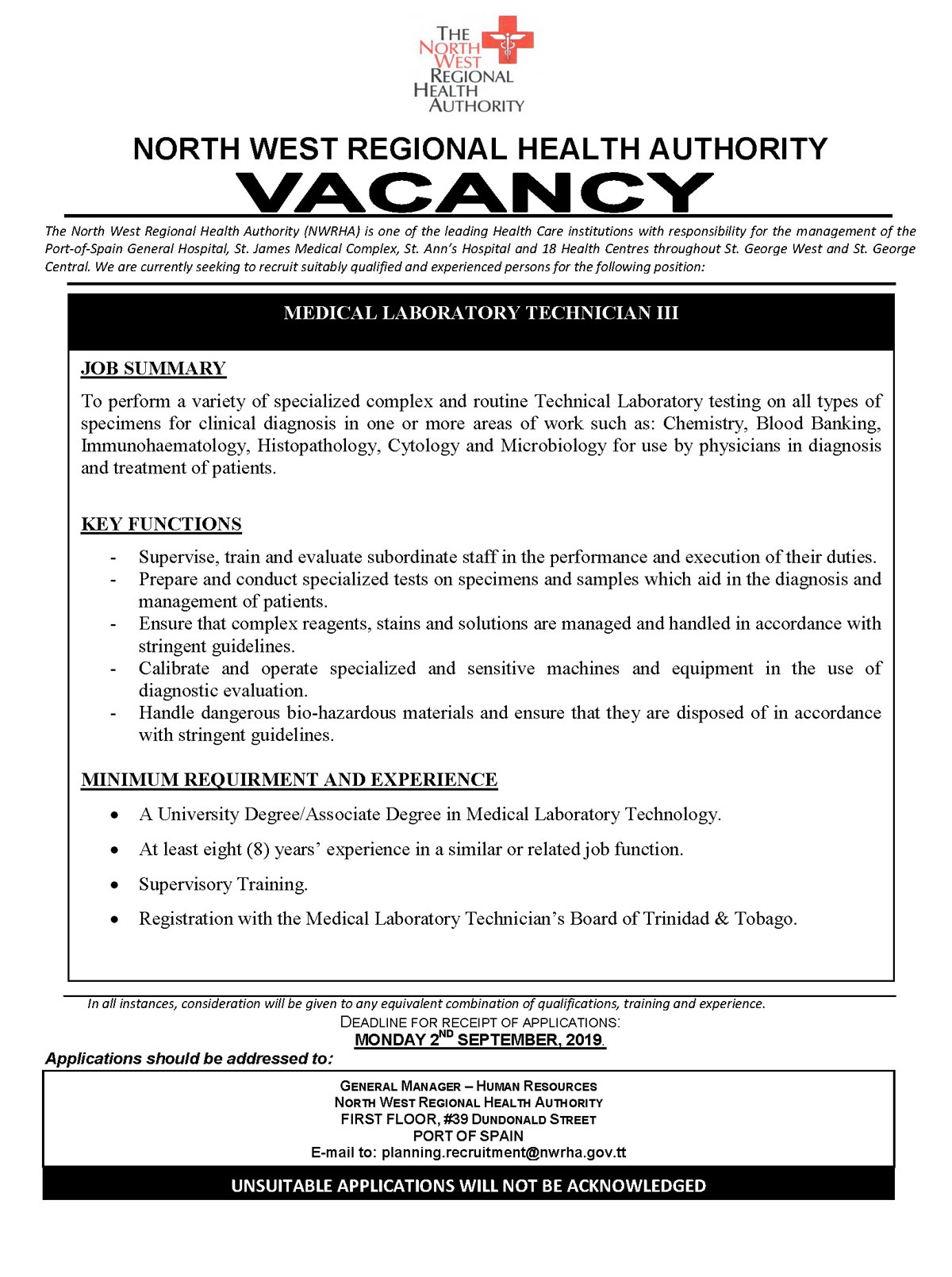 Laboratory assistant jobs north west
