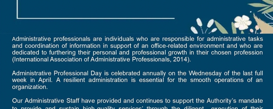 Happy Administrative Professionals Day 2022